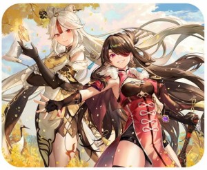 Genshin Impact Ningguang i Beidou podkładka pod mysz