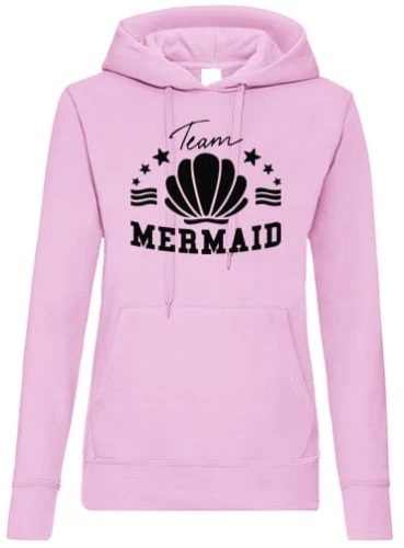 team mermaid bluza różowa