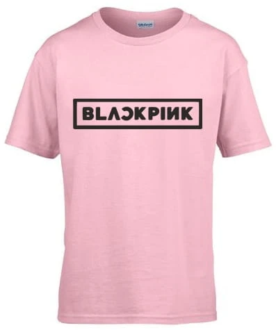 blackpink koszulka dziecięca różowa