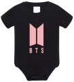 bts body z krótkim rękawem róż