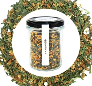 Herbata Genmaicha w słoiczku