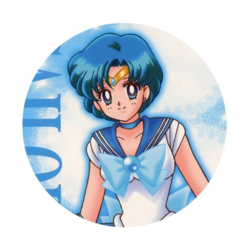 sailor mercury przypinka