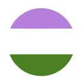 genderqueer przypinka