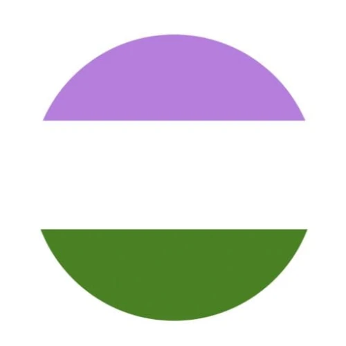 genderqueer przypinka