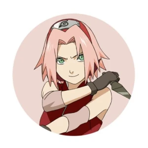 Przypinka Naruto Sakura