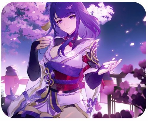 genshin impact raiden shogun podkładka