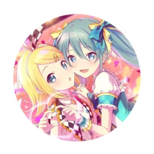 Przypinka Vocaloid Hatsune Miku i Kagamine Rin