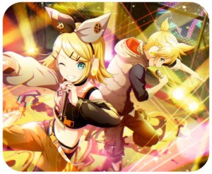 Vocaloid Kagamine Len i Rin podkładka pod mysz