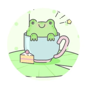Przypinka Frog