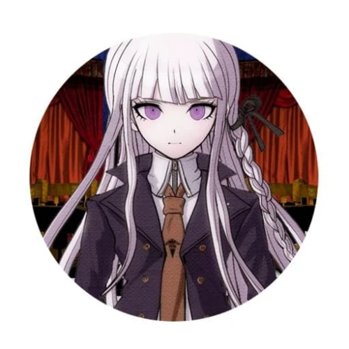 danganronpa kyoko kirigiri przypinka