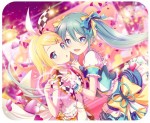 Vocaloid Hatsune Miku i Kagamine Rin podkładka pod mysz
