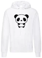 panda bluza męska z kapturem