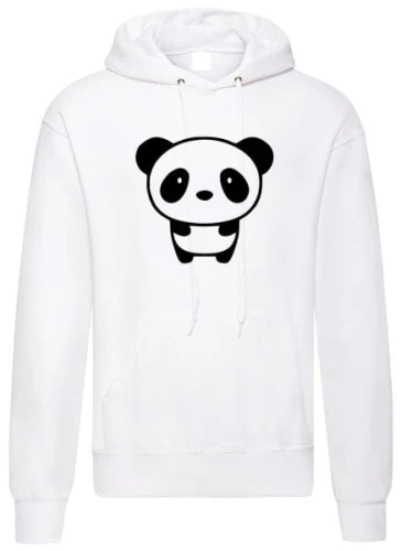 panda bluza męska z kapturem