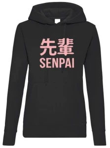 Kanji Senpai bluza damska z kapturem