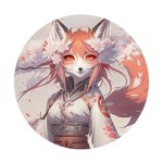 Przypinka Kitsune Girl
