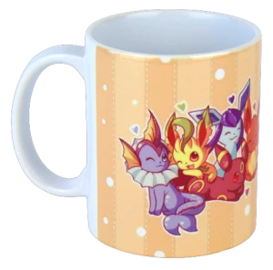 Kubek Pokemon Eevee ewolucje