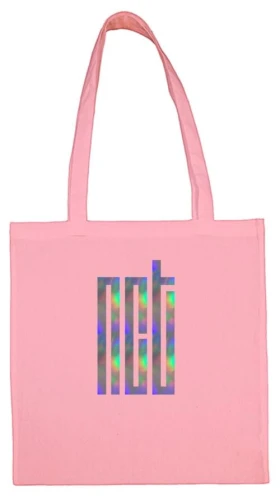 holograficzna różowa