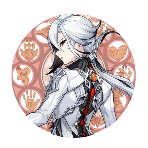 arlecchino przypinka