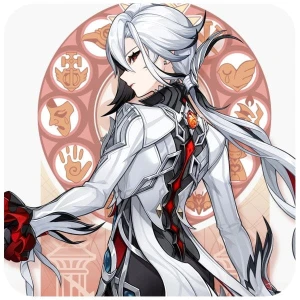 Genshin Impact Arlecchino podkładka pod kubek